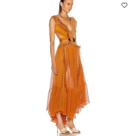 PatBO Netted Fringe Dress